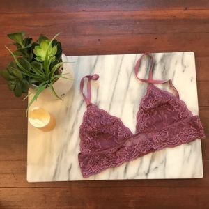 Lilac Lace Bralette